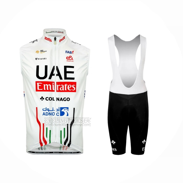 2024 Wind Vest UAE White And Bib Short